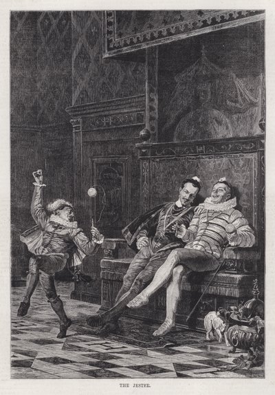 The Jester (metszet) alkotó: English School