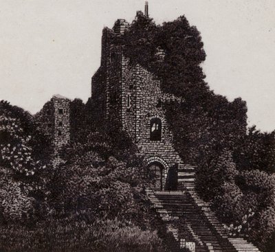 The Keep, Cardiff Castle (litho) alkotó: English School