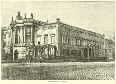 A Királyi Palota, Berlin, 1871. március alkotó: English School