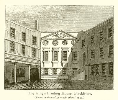 The Kings Printing House, Blackfriars alkotó: English School