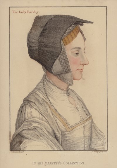 The Lady Barkley (színes metszet) alkotó: English School