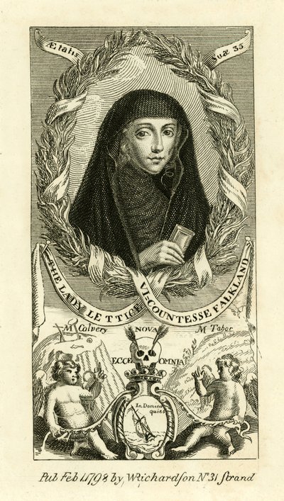 The Lady Lettice, Falkland vikomtné alkotó: English School