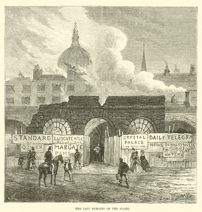 A flotta utolsó maradványai (metszet) alkotó: English School