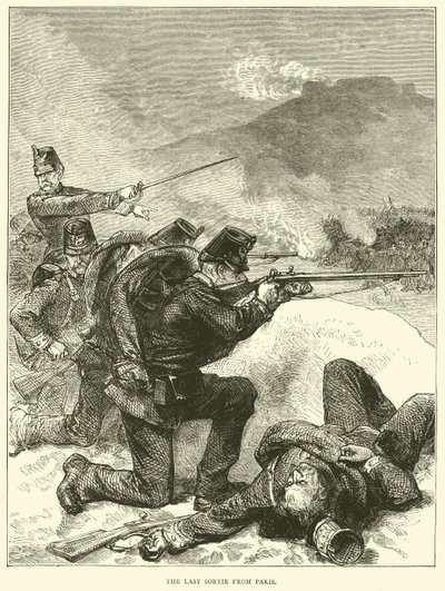 The Last Sortie Párizsból, 1871. január alkotó: English School