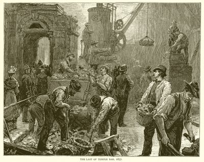 Temple Bar utolsó, 1877 alkotó: English School