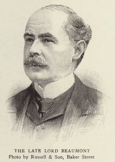 A néhai Lord Beaumont (metszet) alkotó: English School
