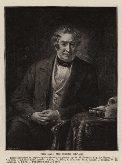 A néhai Henry Graves úr (metszet) alkotó: English School