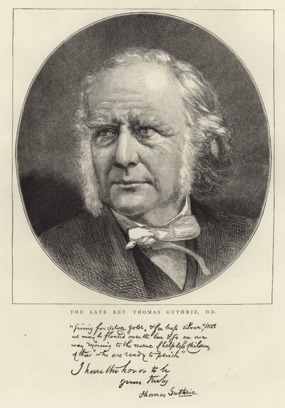 Thomas Guthrie néhai tiszteletes alkotó: English School