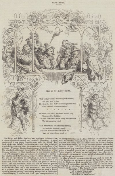 A rajnai borvidék (metszet) alkotó: English School