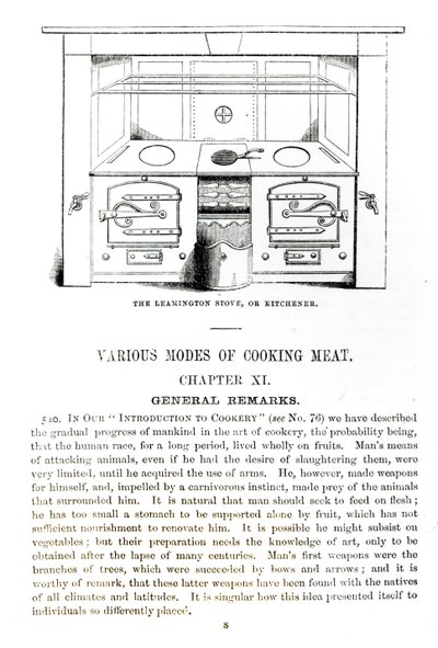 A Leamington Stove vagy Kitchener Isabella Mary Beeton (1836-65) „Beeton