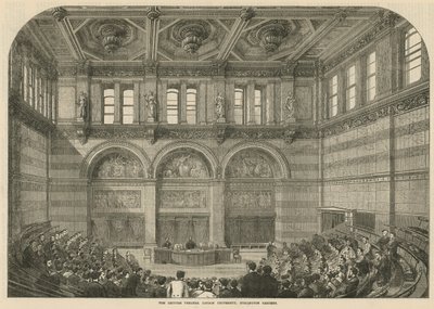 The Lecture Theatre, London University, Burlington Gardens alkotó: English School