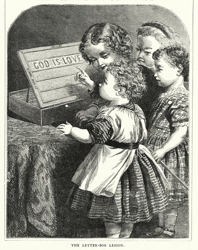 A levéldoboz lecke (metszet) alkotó: English School