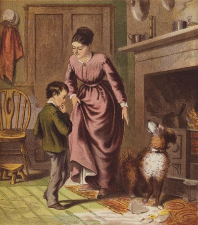 The Little Dog Trusty (színes litó) alkotó: English School