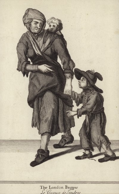 A londoni koldus (metszet) alkotó: English School