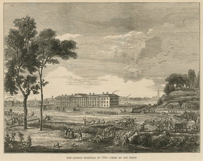 A londoni kórház 1753-ban alkotó: English School