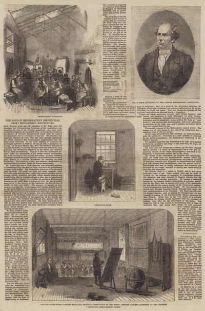 The London Reformatory Institution (metszet) alkotó: English School