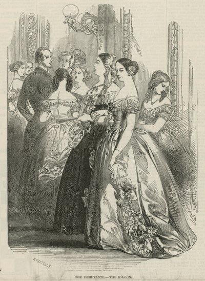 A londoni szezon: The Debutante - The Saloon alkotó: English School