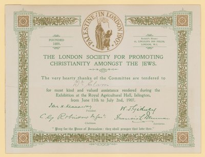 A London Society for Promoting Christianity A Zsidók körében alkotó: English School