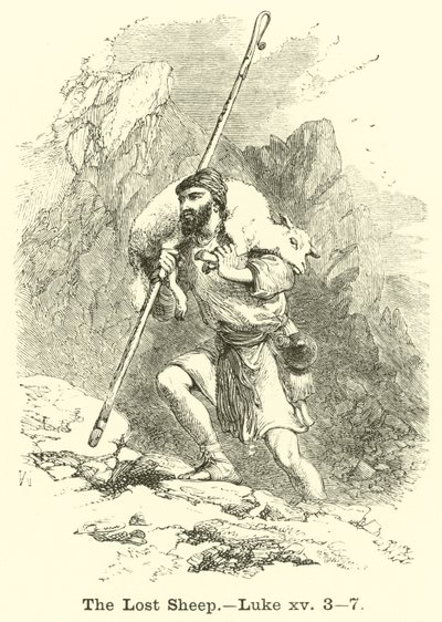 Az elveszett bárány, Lukács, xv, 3, 7 alkotó: English School