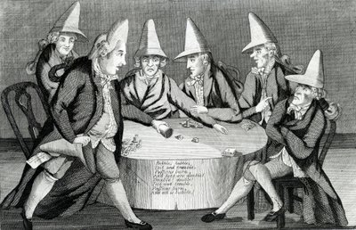 A makaróni üst, kiadó: M. Darly, 1772 (mezzotint) alkotó: English School