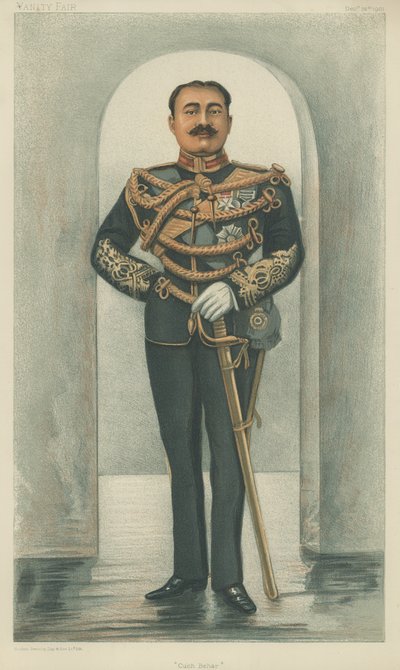 Cooch Behar maharadzsája alkotó: English School