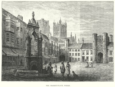 A piactér, Wells (metszet) alkotó: English School