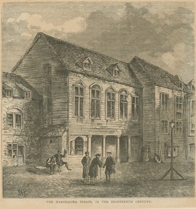 A marshalsea-i börtön a XVIII alkotó: English School