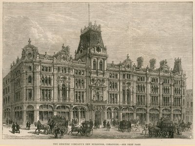 A Mercers Company új épületei, Cheapside, London alkotó: English School