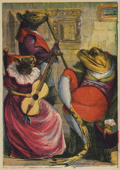 The Merry-Making (színes litográfia) alkotó: English School