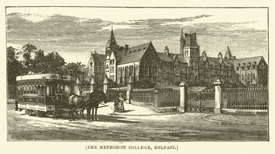 A metodista kollégium, Belfast (metszet) alkotó: English School