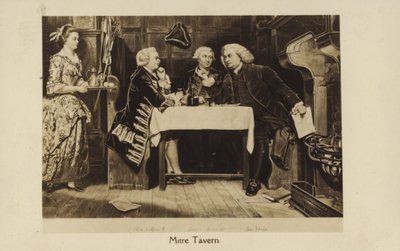 The Mitre Tavern (litográfia) alkotó: English School