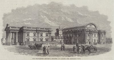 A Montgomery Memorial Building Lahore-ban (metszet) alkotó: English School