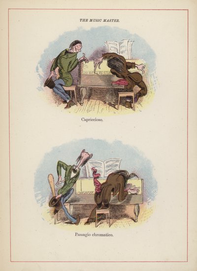 A zenemester – a zongorázás különböző módjai (színes litó) alkotó: English School