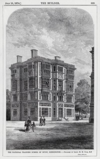 The National Training School of Music, Kensington (metszet) alkotó: English School