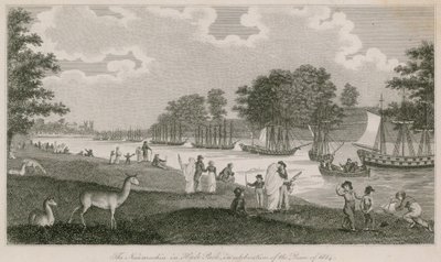 A Naumachia a Hyde Parkban az 1814-es béke ünneplésére alkotó: English School