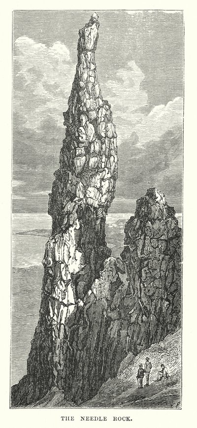 A tűs szikla (metszet) alkotó: English School