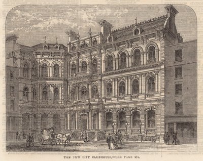 A New City klubház, London alkotó: English School