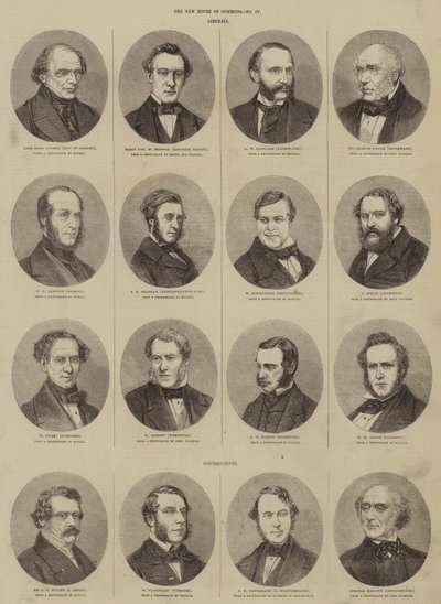 Az új alsóház (metszet) alkotó: English School