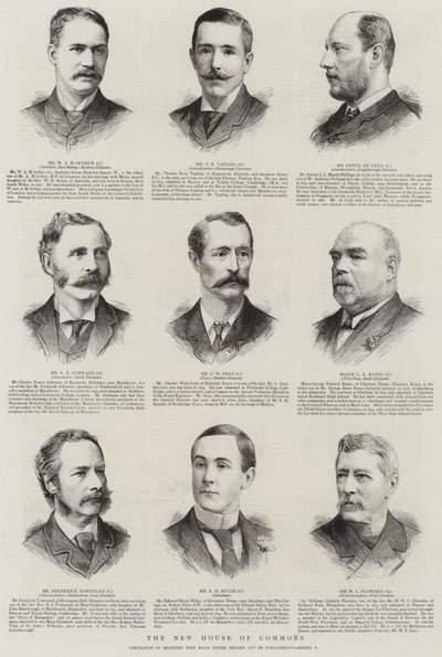 Az új alsóház (metszet) alkotó: English School