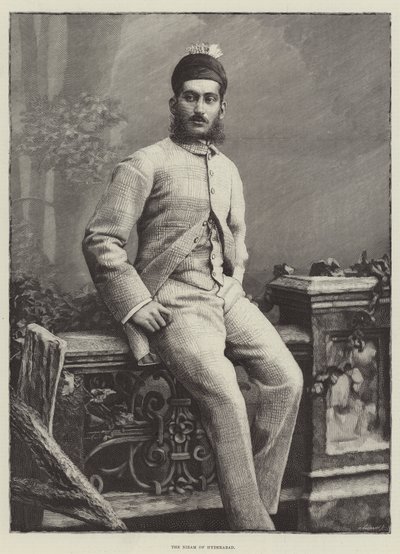 A haidarábádi nizam (metszet) alkotó: English School