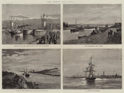 Az Északi-tengeri csatorna (metszet) alkotó: English School