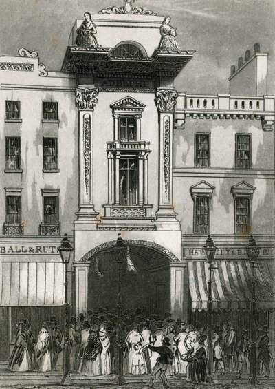 A Régi Adelphi Színház alkotó: English School