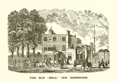 Az Old Bell Inn Edmontonban alkotó: English School