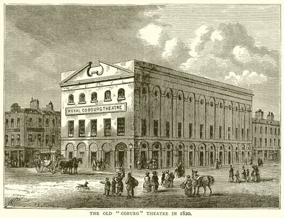Az Old Coburg Színház 1820-ban alkotó: English School