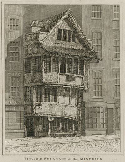 A régi szökőkút a kisebbségekben, London alkotó: English School