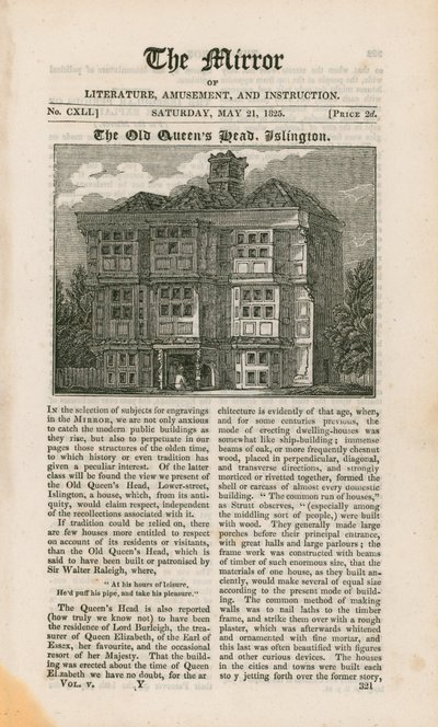 The Old Queens Head, Islington alkotó: English School