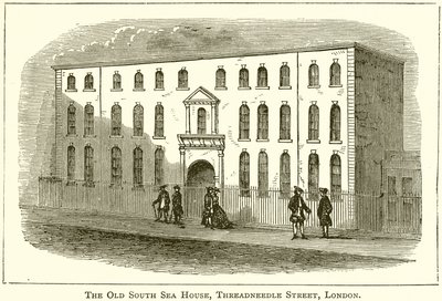 The Old South Sea House, Threadneedle Street, London alkotó: English School