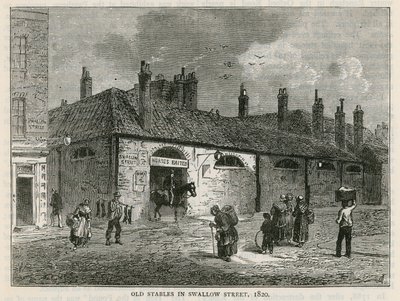 A londoni Swallow Street-i Old Stables alkotó: English School