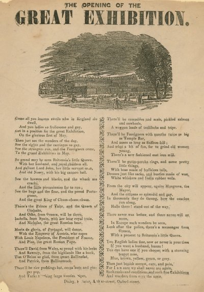 A Nagy Kiállítás megnyitója alkotó: English School