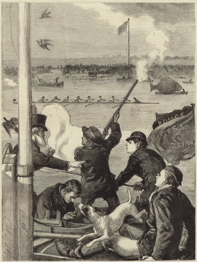 Az oxfordi és a cambridge-i hajóverseny alkotó: English School